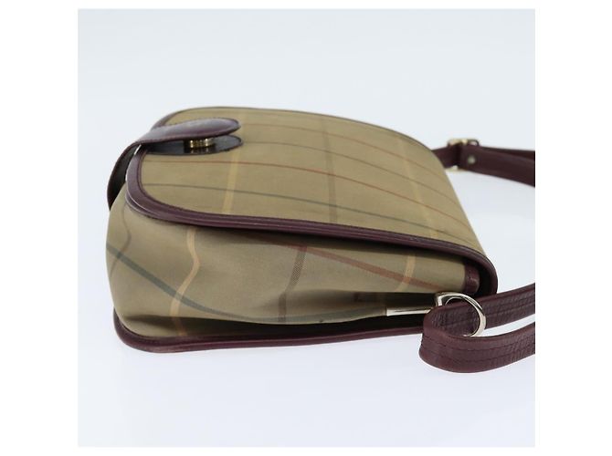 Bolso de hombro de lona con estampado Nova Check de Burberry - vista 4
