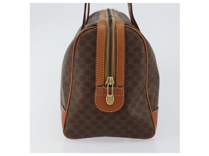 Céline Borsa Celine Macadam Macadam in pelle Marrone - vista 3