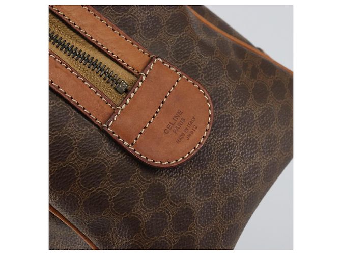 Céline Borsa Celine Macadam Macadam in pelle Marrone - vista 6
