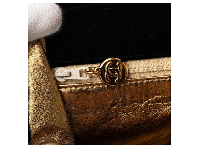 CHANEL Mini Borsa Matelassé Coco Mark Nero - vista 10