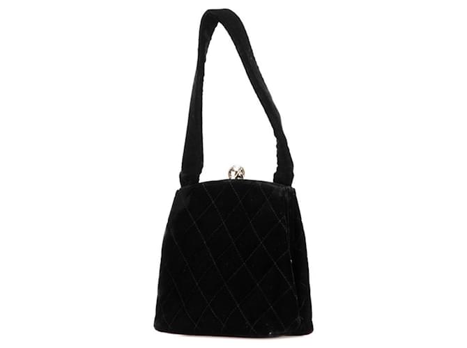 CHANEL Mini Borsa Matelassé Coco Mark Nero - vista 2