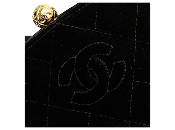 CHANEL Mini Borsa Matelassé Coco Mark Nero - vista 6