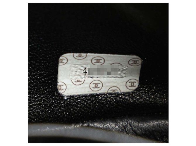 Mini borsa a mano Chanel Matelassé Coco Mark Nero - vista 11