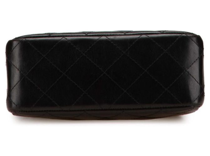 Mini borsa a mano Chanel Matelassé Coco Mark Nero - vista 3