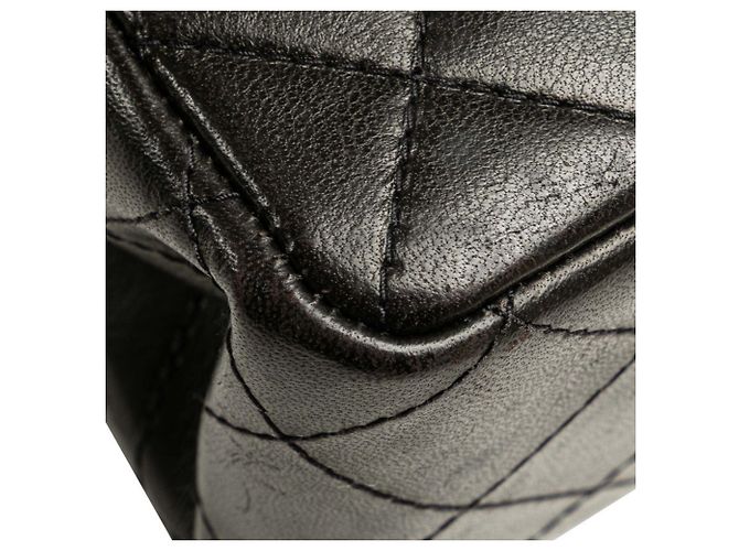 Mini borsa a mano Chanel Matelassé Coco Mark Nero - vista 4