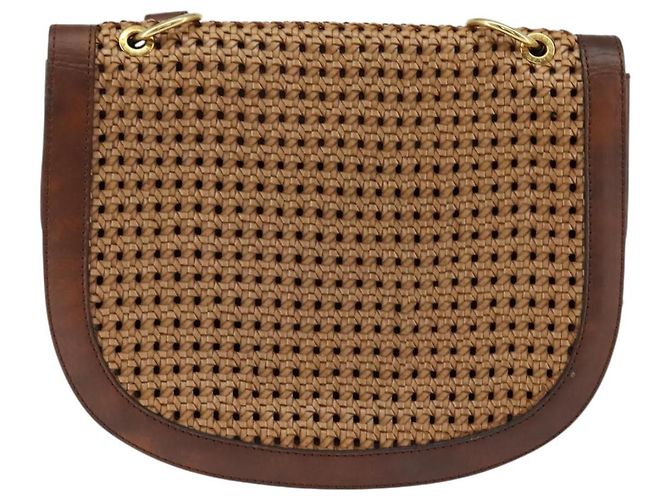 Stella Mc Cartney Stella McCartney Umhängetasche mit Klappe aus Polyester Braun - Ansicht 2