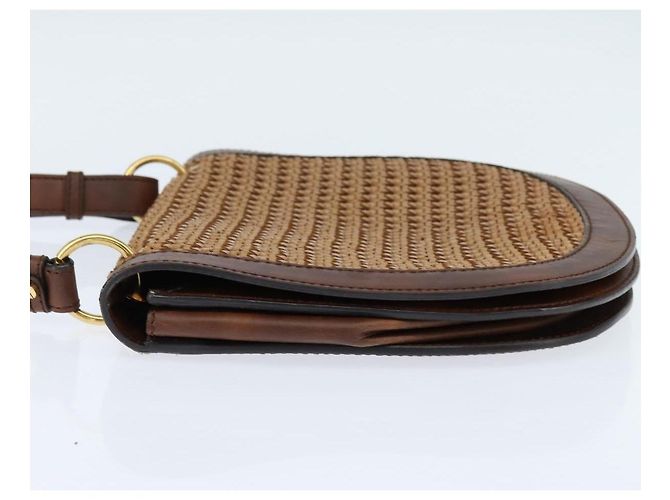 Stella Mc Cartney Stella McCartney Umhängetasche mit Klappe aus Polyester Braun - Ansicht 3