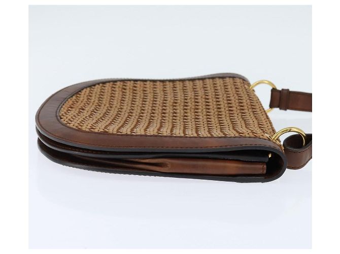 Stella Mc Cartney Stella McCartney Umhängetasche mit Klappe aus Polyester Braun - Ansicht 4
