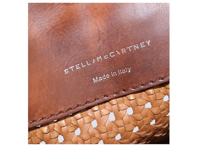 Stella Mc Cartney Stella McCartney Umhängetasche mit Klappe aus Polyester Braun - Ansicht 6