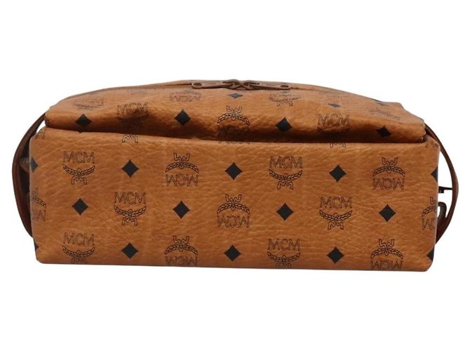 MCM Visetos Pouch aus PVC Braun - Ansicht 2