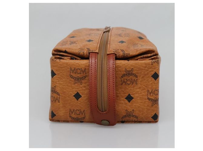 MCM Visetos Pouch aus PVC Braun - Ansicht 3