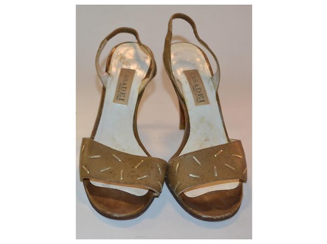 Sandali Casadei in pelle marrone - vista 2