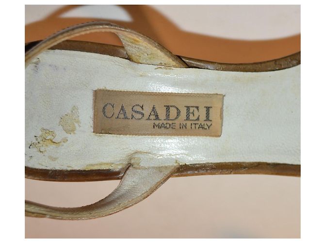 Sandali Casadei in pelle marrone - vista 5