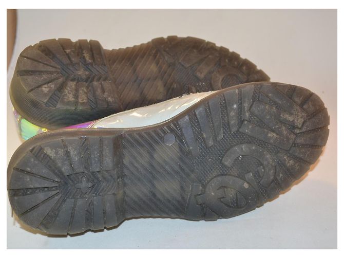 Scarpe stringate iridescenti Alexander McQueen ecopelle 37 IT Multicolore - vista 6