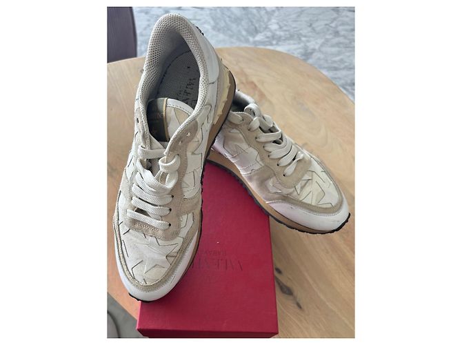 Red Valentino Sneakers Valentino con Turchese Bianco - vista 2