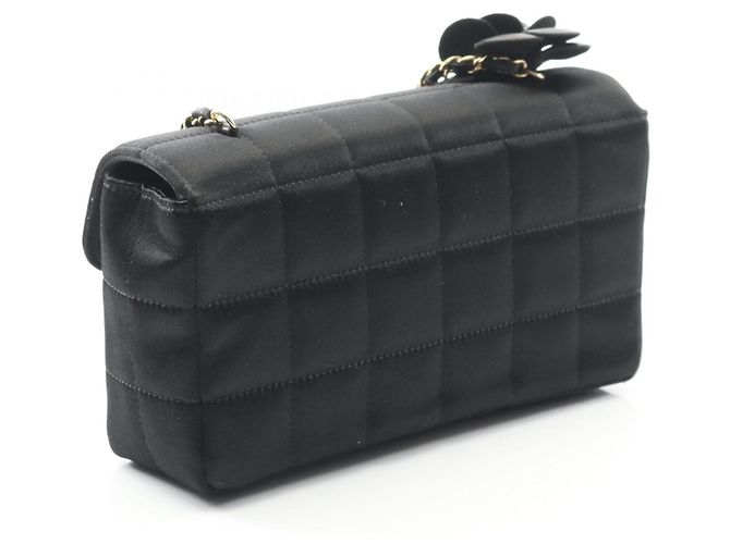 Borsa a Spalla Camelia Cioccolato Chanel Nero - vista 2