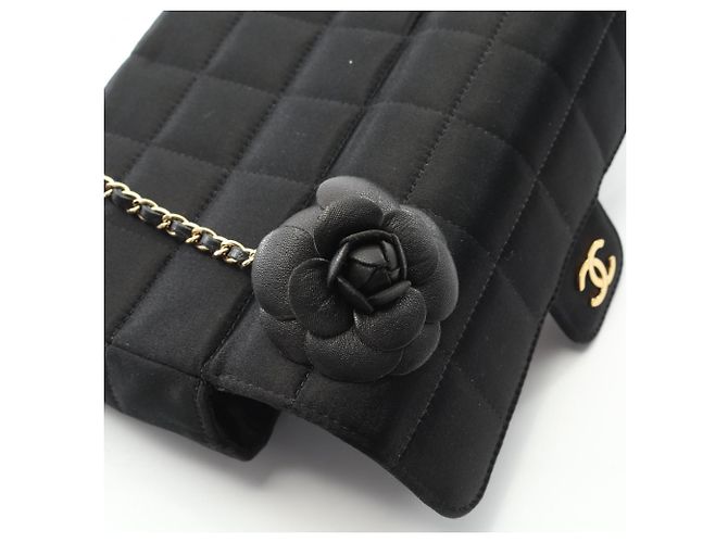 Borsa a Spalla Camelia Cioccolato Chanel Nero - vista 6