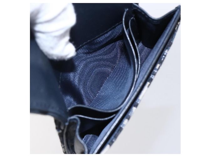 Christian Dior Saddle Card Case Oblique Canvas Navy blue - view 5