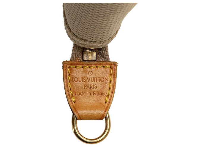 Louis Vuitton Antigua Cabas PM Handtasche Rot Beige - Ansicht 11