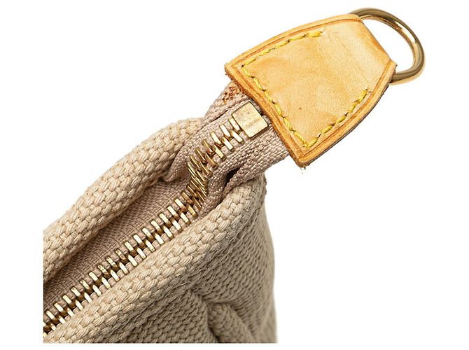Louis Vuitton Antigua Cabas PM Handtasche Rot Beige - Ansicht 7