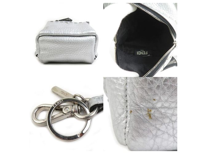 Charm Pouch Borsa Fendi Argento - vista 4