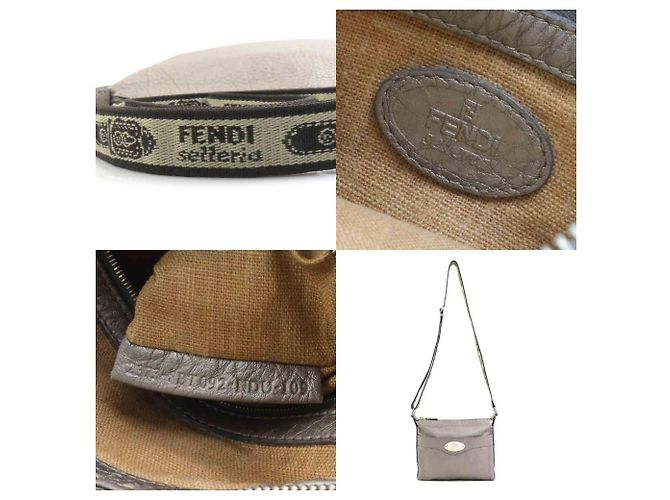 Fendi Selleria Schultertasche Metallisch - Ansicht 5