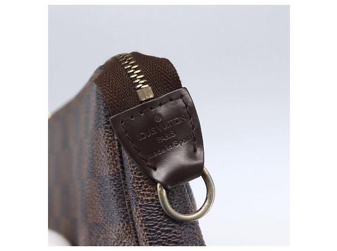 Pochette Accessori Damier Mini Louis Vuitton Marrone - vista 6