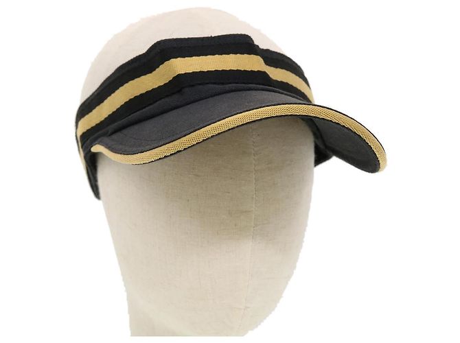 Visière en toile Gucci Noir - vue 6