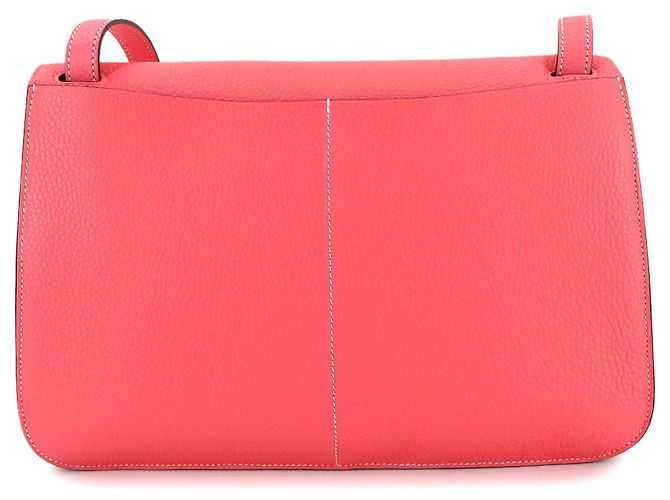 Borsa Hermès Halzan 31 in Rosa Azalea - vista 3