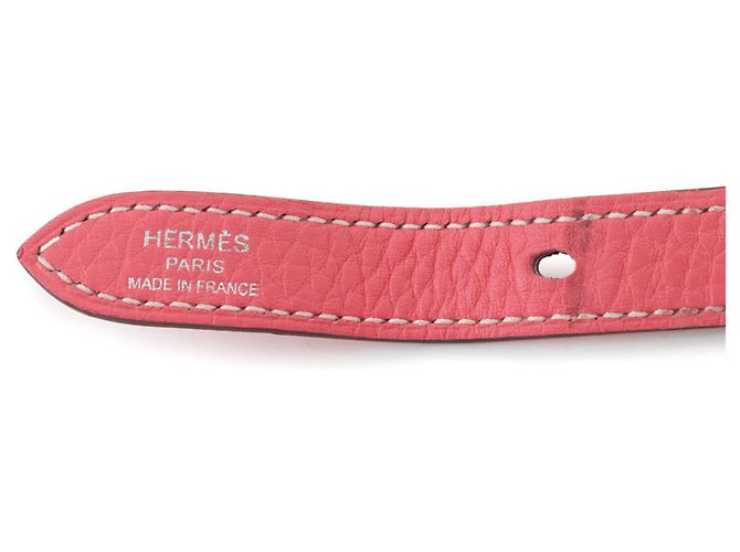 Borsa Hermès Halzan 31 in Rosa Azalea - vista 9