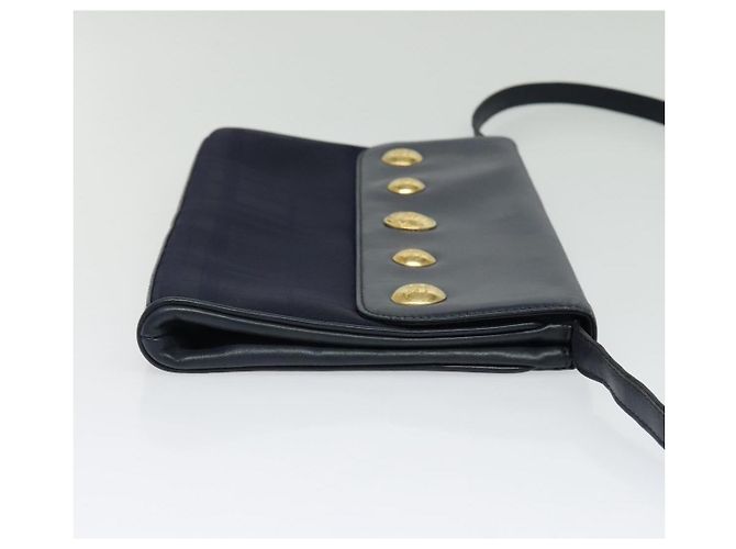 Borsa a Spalla con Patta in Tela Burberry Blu navy - vista 4