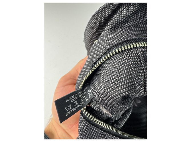 Vintage Hermès Tote Bag anthrazit schwarz Anthrazitgrau - Ansicht 5