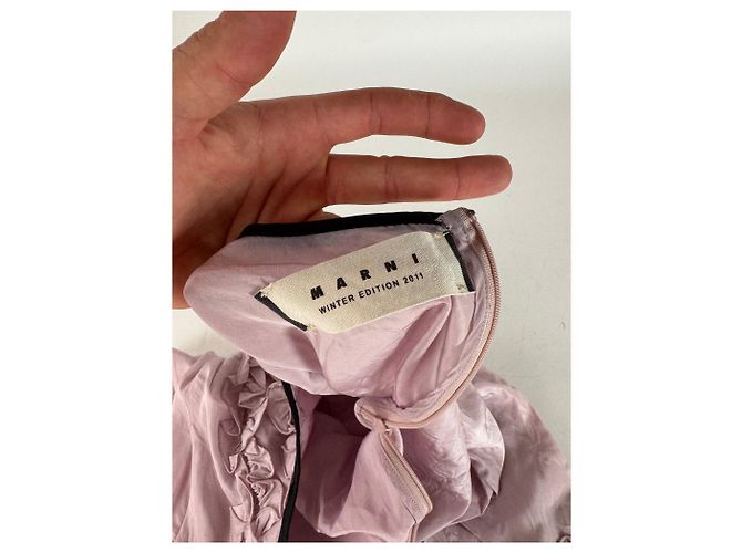 Top in seta viola vintage Marni L Porpora - vista 10