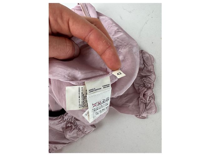 Top in seta viola vintage Marni L Porpora - vista 11