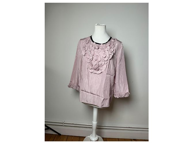 Top in seta viola vintage Marni L Porpora - vista 13