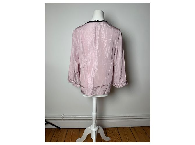 Top in seta viola vintage Marni L Porpora - vista 3