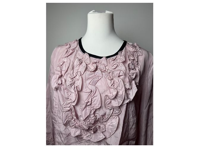 Top in seta viola vintage Marni L Porpora - vista 7
