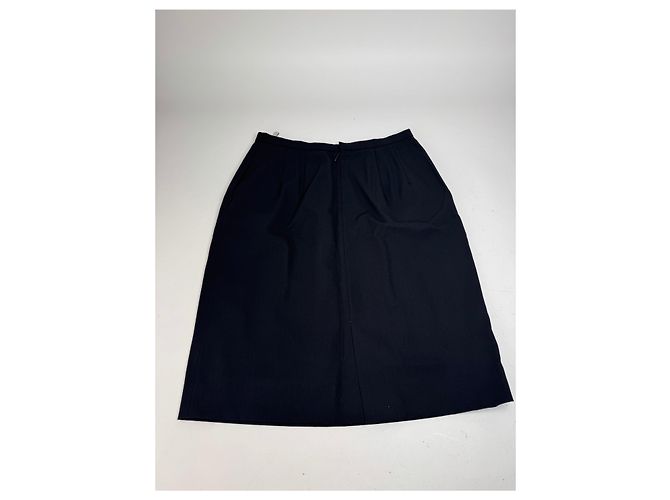 Gonna Midi Vintage Dior Nera M Nero - vista 8