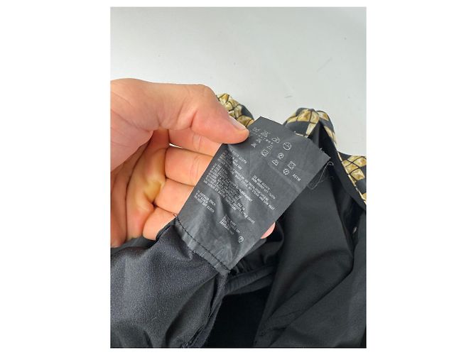 Abito midi in seta vintage Alexander Wang nero e oro L - vista 12