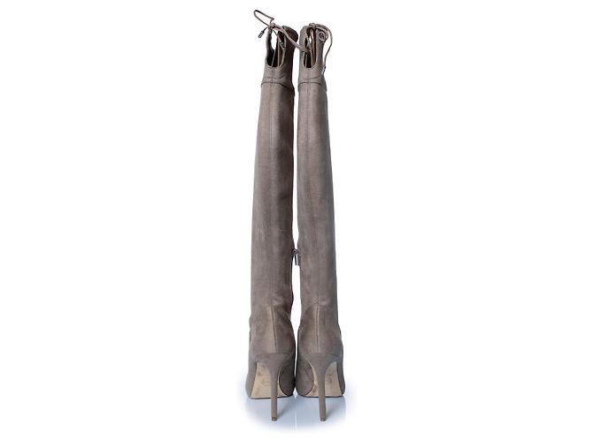 Botas de ante elástico Jamie de Michael Kors en taupe Gris - vista 3