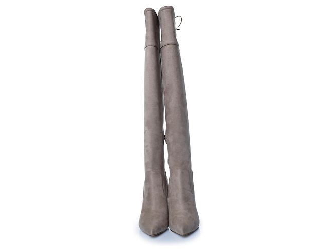 Botas de ante elástico Jamie de Michael Kors en taupe Gris - vista 5