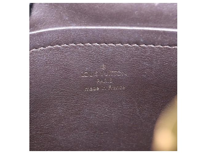 Pochette in PVC su seta stampata Louis Vuitton Charms Marrone - vista 6