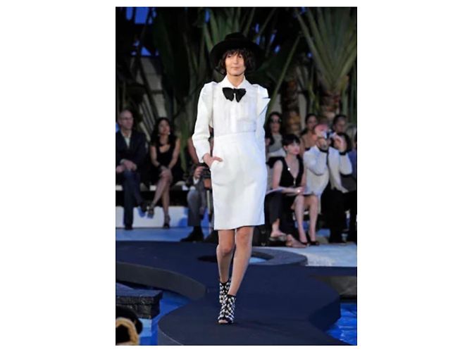Stivaletti neri e argento a rete Chanel Resort 2009 Nero - vista 3