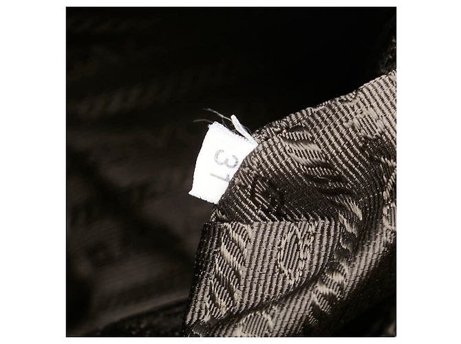 Borsa Prada con placca logo triangolare in khaki e marrone Cachi - vista 13