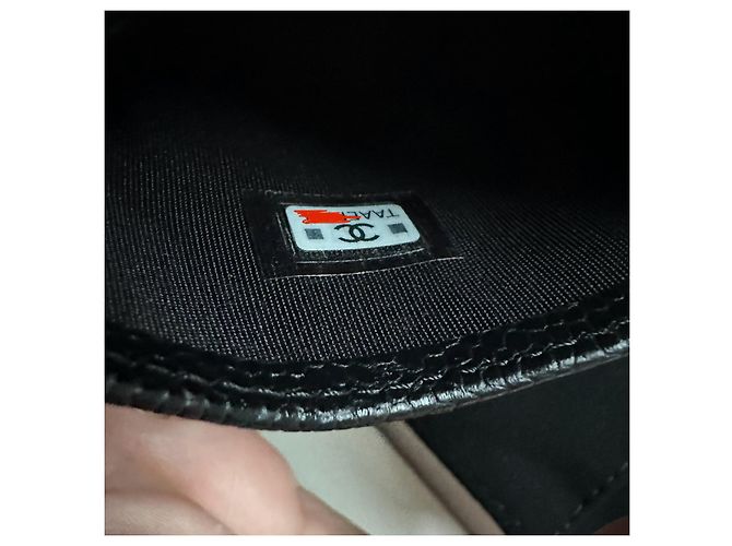Trendy CC Tarjetero clásico de Chanel Negro Hardware de plata - vista 7