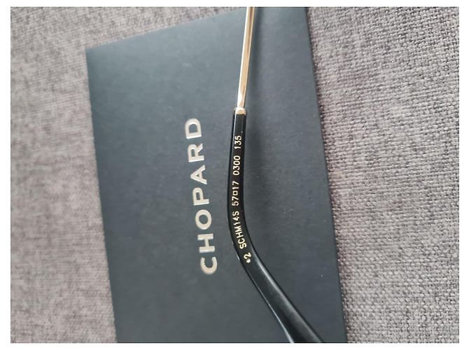 Chopard SCHM14S Sonnenbrille Dunkelgrau Metall Anthrazitgrau - Ansicht 3