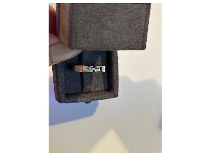 Chaumet Lien Ring aus Weißgold und Diamanten Größe 49 Silber - Ansicht 10