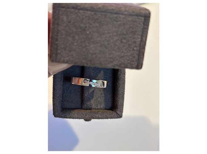 Chaumet Lien Ring aus Weißgold und Diamanten Größe 49 Silber - Ansicht 11