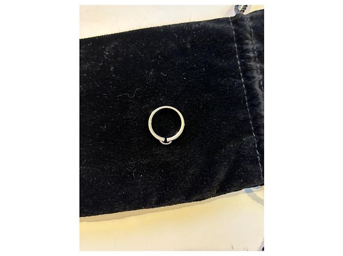Chaumet Lien Ring aus Weißgold und Diamanten Größe 49 Silber - Ansicht 7