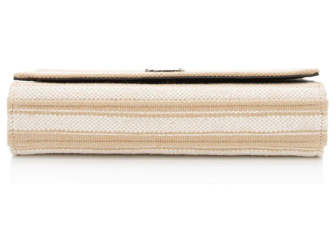 Borsa a Spalla Kate in Tela con Monogramma Stampato Saint Laurent Marrone Beige - vista 4